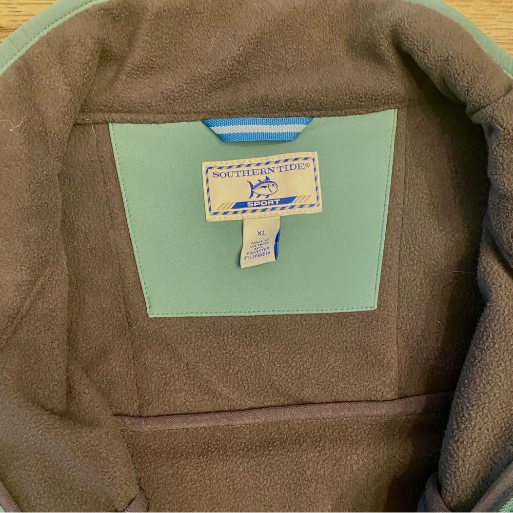 Southern Tide Men's Olive Performance Jacket View 4